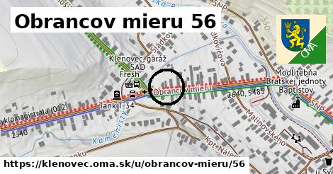 Obrancov mieru 56, Klenovec