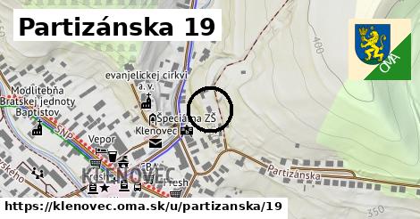 Partizánska 19, Klenovec