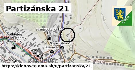 Partizánska 21, Klenovec