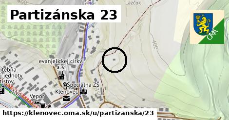 Partizánska 23, Klenovec