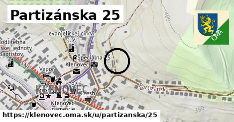 Partizánska 25, Klenovec