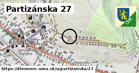 Partizánska 27, Klenovec