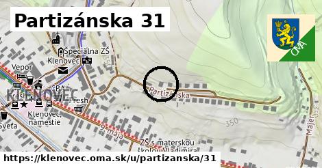 Partizánska 31, Klenovec