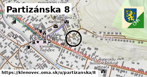 Partizánska 8, Klenovec