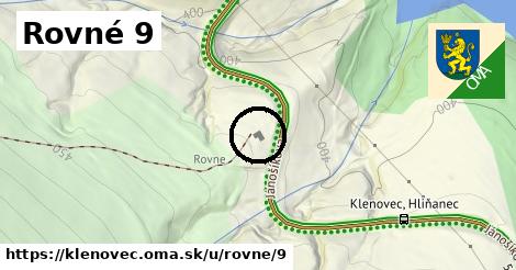 Rovné 9, Klenovec