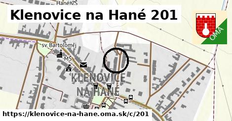 Klenovice na Hané <span class="supisne">201</span>