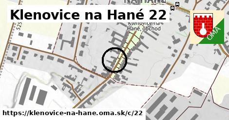 Klenovice na Hané <span class="supisne">22</span>