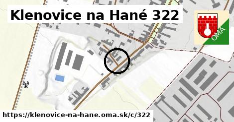 Klenovice na Hané <span class="supisne">322</span>