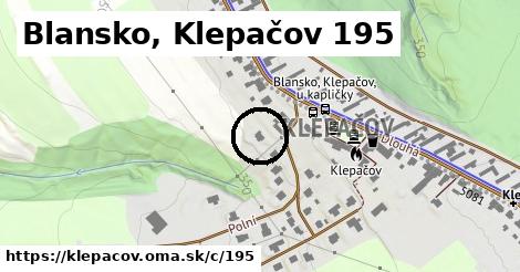 Blansko, Klepačov <span class="supisne">195</span>
