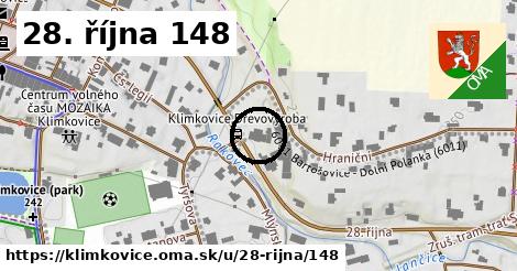 28. října 148, Klimkovice