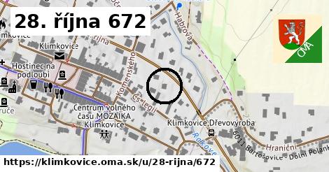 28. října 672, Klimkovice