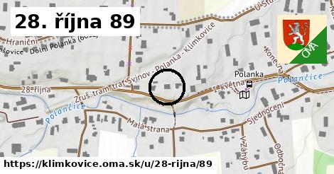 28. října 89, Klimkovice