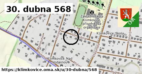 30. dubna 568, Klimkovice