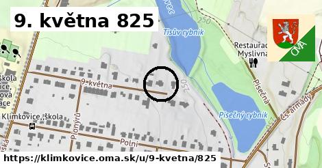 9. května 825, Klimkovice