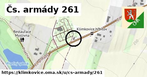 Čs. armády 261, Klimkovice