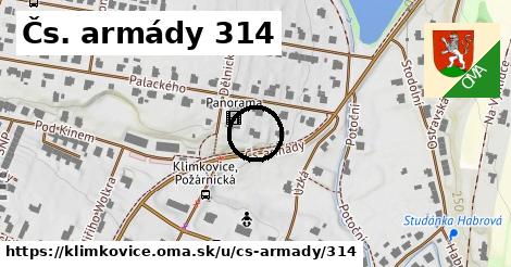 Čs. armády 314, Klimkovice