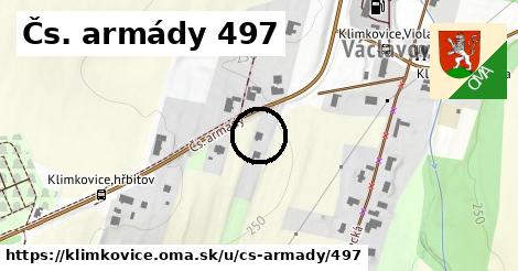 Čs. armády 497, Klimkovice