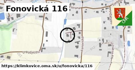 Fonovická 116, Klimkovice