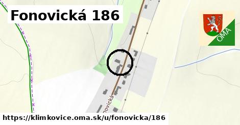 Fonovická 186, Klimkovice