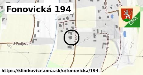 Fonovická 194, Klimkovice