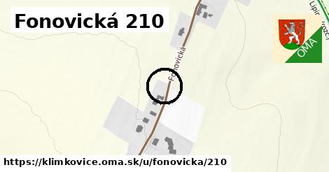 Fonovická 210, Klimkovice