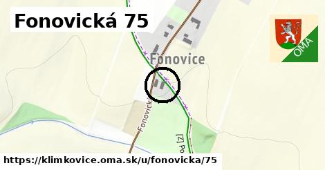 Fonovická 75, Klimkovice