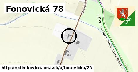 Fonovická 78, Klimkovice