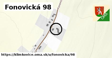 Fonovická 98, Klimkovice