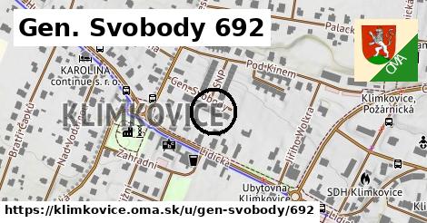 Gen. Svobody 692, Klimkovice