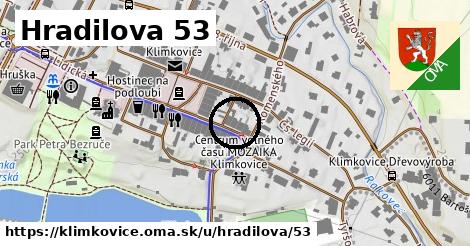 Hradilova 53, Klimkovice