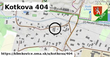 Kotkova 404, Klimkovice