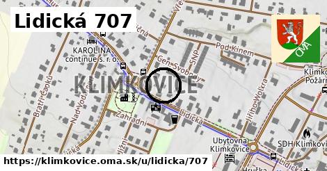 Lidická 707, Klimkovice