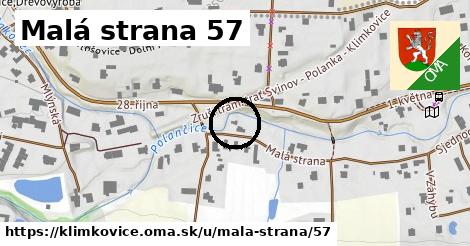 Malá strana 57, Klimkovice