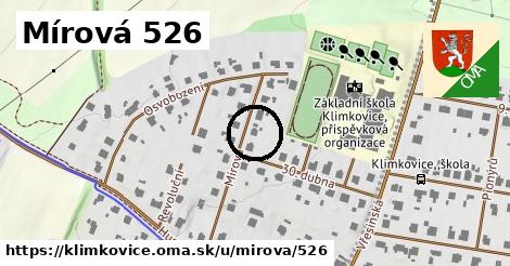 Mírová 526, Klimkovice