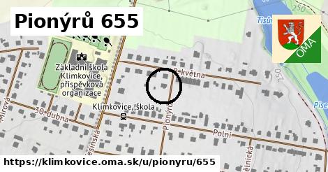 Pionýrů 655, Klimkovice
