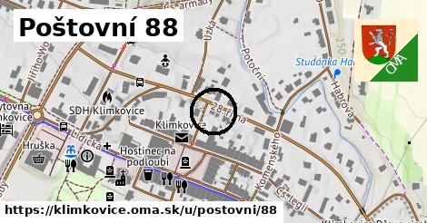 Poštovní 88, Klimkovice