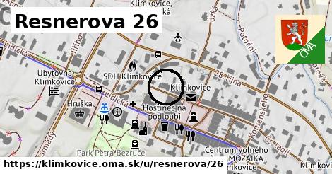 Resnerova 26, Klimkovice