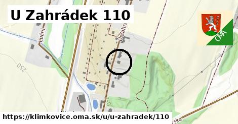 U Zahrádek 110, Klimkovice