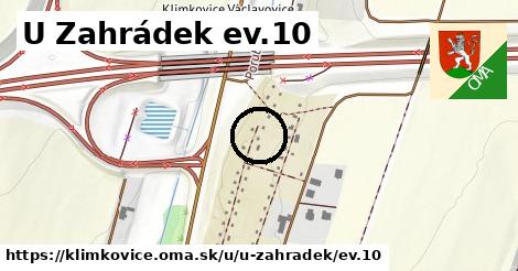 U Zahrádek ev.10, Klimkovice