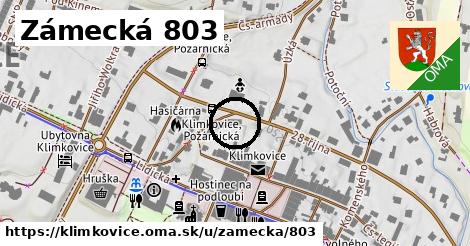 Zámecká 803, Klimkovice