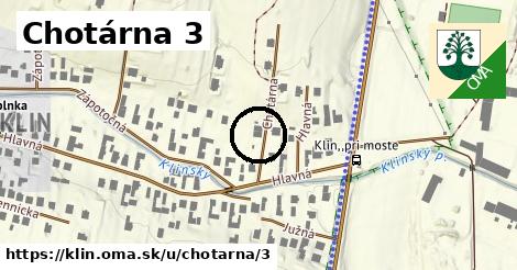 Chotárna 3, Klin