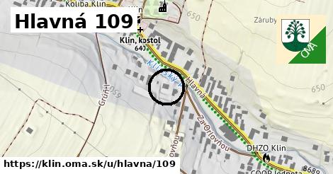 Hlavná 109, Klin