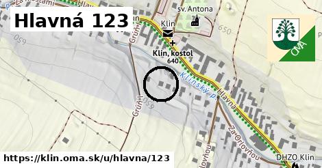 Hlavná 123, Klin