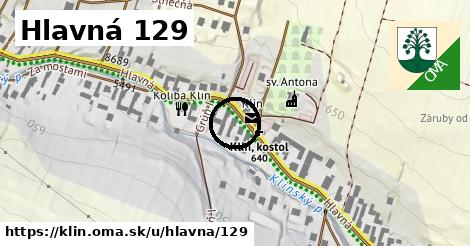 Hlavná 129, Klin