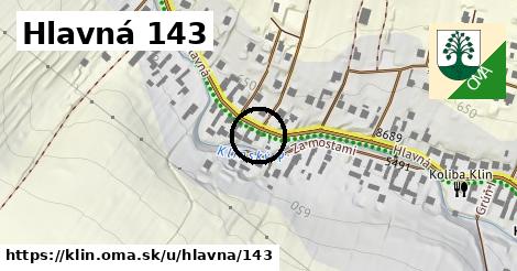 Hlavná 143, Klin