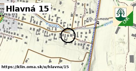 Hlavná 15, Klin