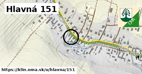 Hlavná 151, Klin