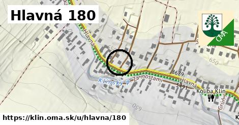 Hlavná 180, Klin