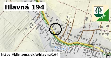 Hlavná 194, Klin