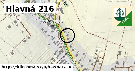 Hlavná 216, Klin